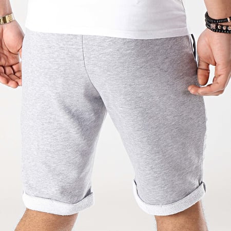 LBO - Pantalones cortos de jogging con adornos 649 Gris brezo
