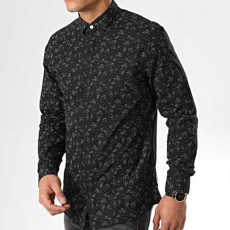 Only And Sons - Chemise Manches Longues Tate Noir