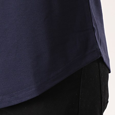 Project X Paris - Tee Shirt Oversize 1910005 Bleu Marine Blanc