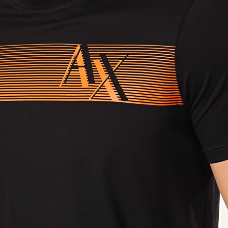 Armani Exchange - Tee Shirt 3GZTFA-ZJA5Z Noir Orange