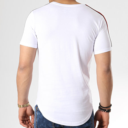 LBO - Lot de 2 Tee Shirts Oversize Avec Bandes 713 Noir Et Blanc