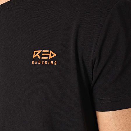 Redskins - Tee Shirt Calder Moos Noir Orange