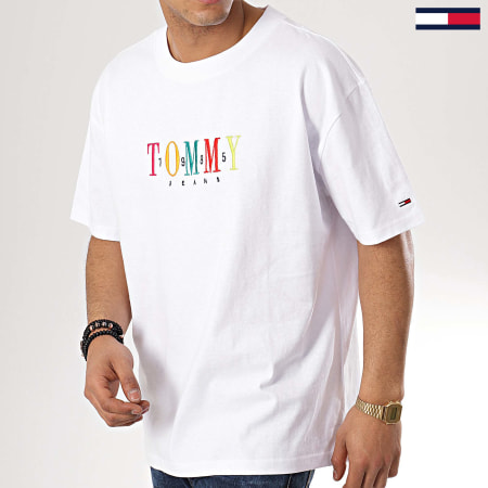 Tommy Hilfiger - Tee Shirt Oversize Tommy 6080 Blanc
