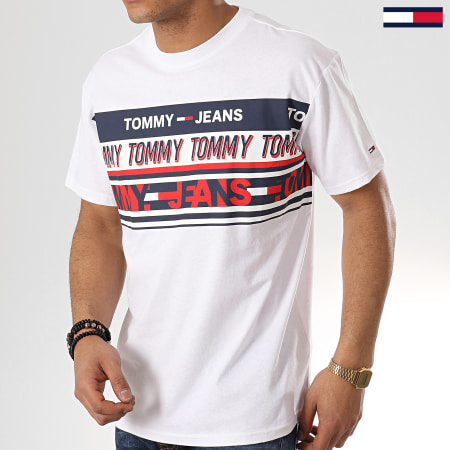 Tommy Hilfiger - Tee Shirt Essential Tommy 6090 Blanc