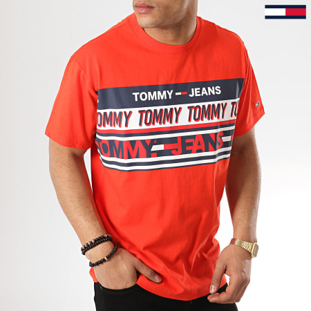 Tommy Hilfiger - Tee Shirt Essential Tommy 6090 Rouge