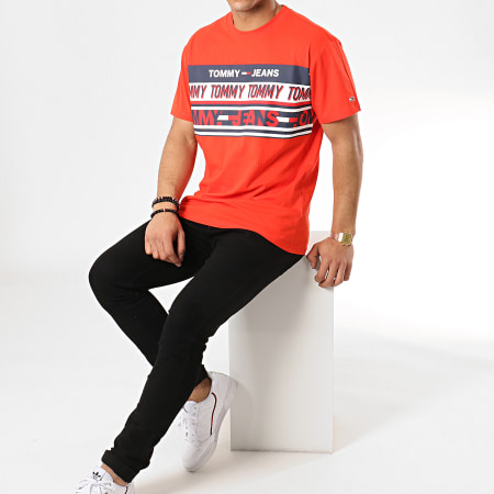 Tommy Hilfiger - Tee Shirt Essential Tommy 6090 Rouge