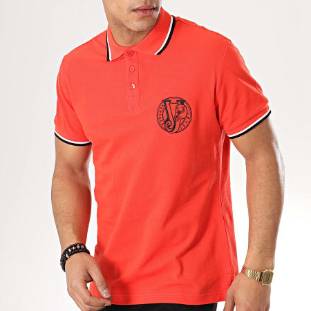 Versace Jeans Couture - Polo Manches Longues B3GTB7P0-36571 Rouge