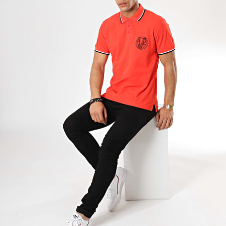 Versace Jeans Couture - Polo Manches Longues B3GTB7P0-36571 Rouge