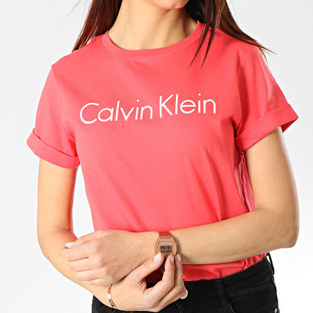 Calvin Klein - Tee Shirt Femme 0QS5789E Rouge
