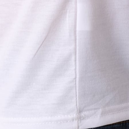 John H - Tee Shirt TSM-16 Blanc Renaissance Jaune 
