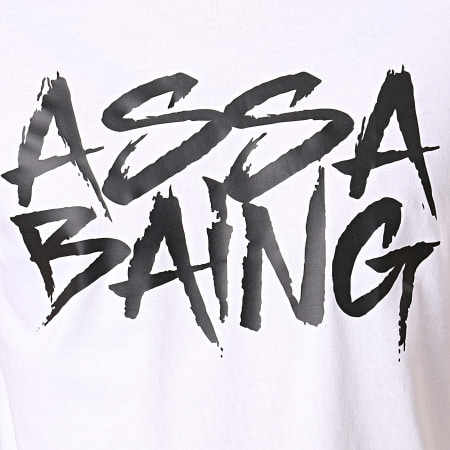 Landy - Assa Baing Camiseta Blanco Negro