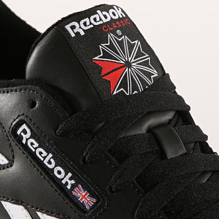 Reebok - Baskets Femme Classic Leather Double DV3631 Black White Primal Red
