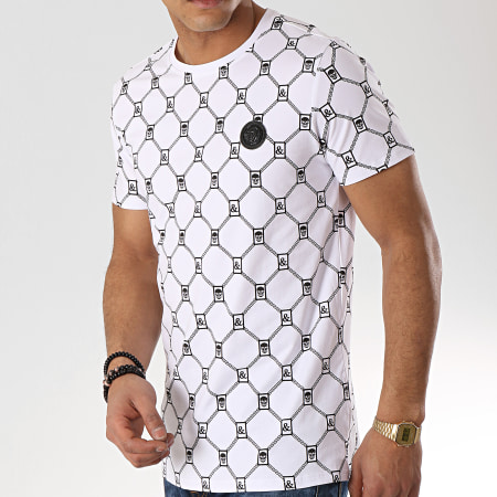 Terance Kole - Tee Shirt 98278 Blanc Noir 