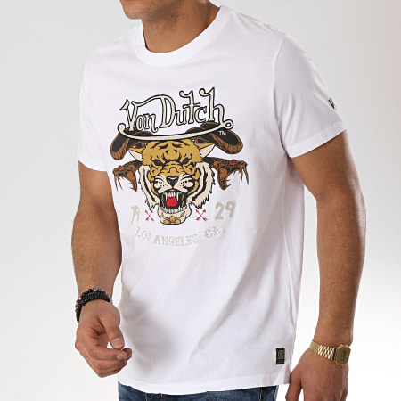 Von Dutch - Tee Shirt Big T Blanc
