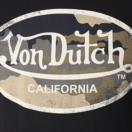 Von Dutch - Tee Shirt Aarm Noir Camouflage 