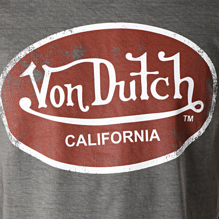 Von Dutch - Tee Shirt Aaro Gris Anthracite