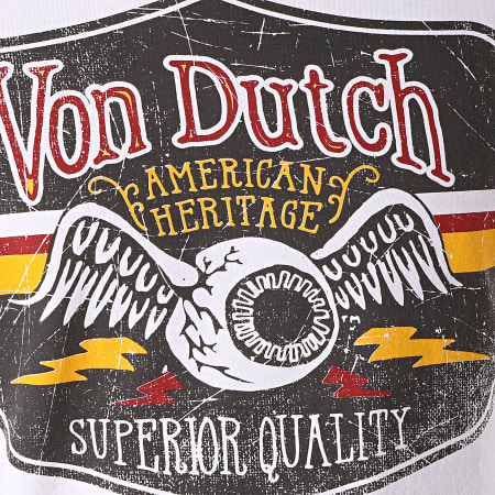 Von Dutch - Tee Shirt Gas Blanc
