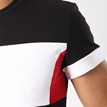 Aarhon - Tee Shirt 19-025 Noir Blanc Rouge