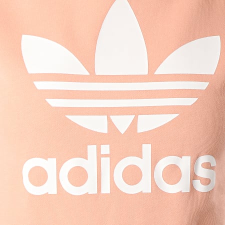 Adidas Originals - Sweat Crewneck Femme Trefoil DV2627 Rose Blanc