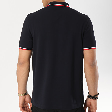 Fred Perry - Polo manica corta Twin Tipped M3600 Navy White Red