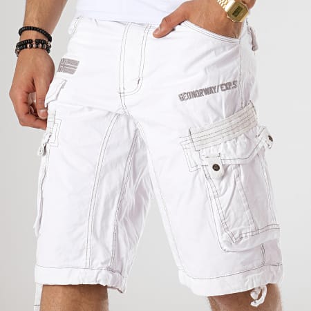 Geographical Norway - Short Cargo Panoramique Blanc