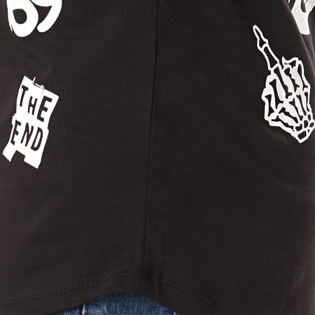 Ikao - Tee Shirt Oversize F495 Noir