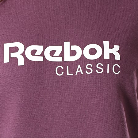 Reebok - Sweat Crewneck Femme Classics Advanced DY1676 Bordeaux Blanc Gris