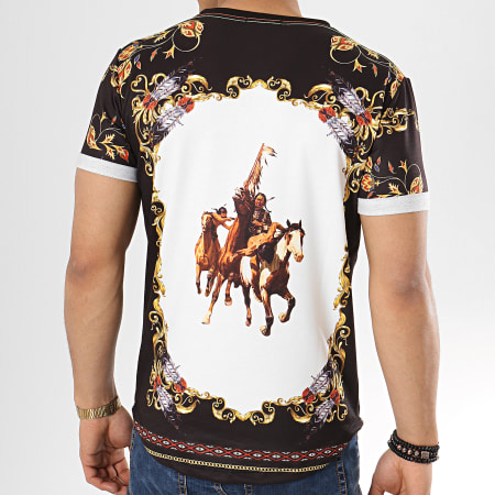 Aarhon - Tee Shirt Oversize 91275 Noir Renaissance 