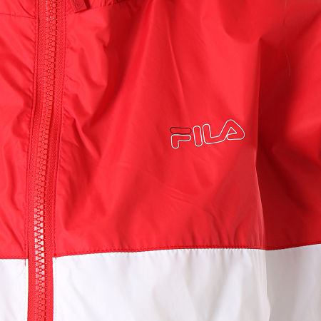 Fila - Coupe-Vent Femme Ray 687148 Rouge Blanc