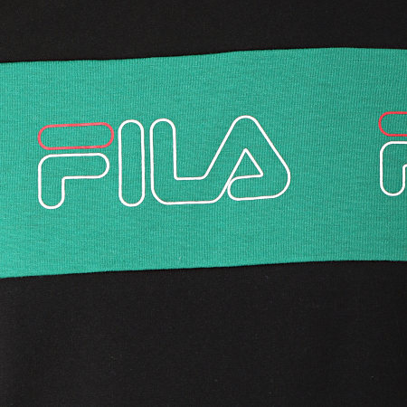 Fila - Tee Shirt Aki Logo 687129 Noir Vert