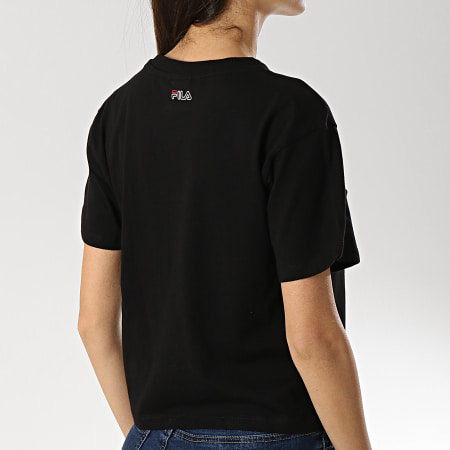 Fila - Tee Shirt Crop Femme Tablita 687271 Noir