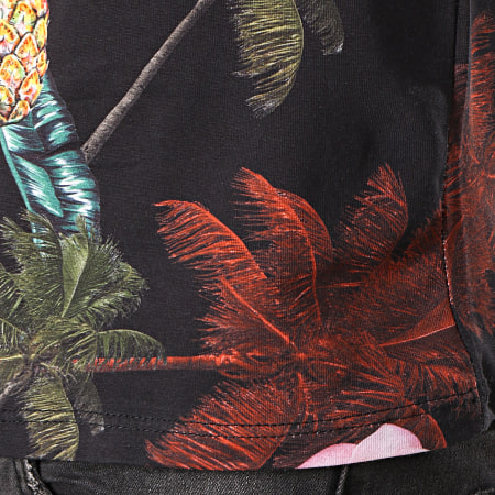 MTX - Tee Shirt TM0085 Noir Floral