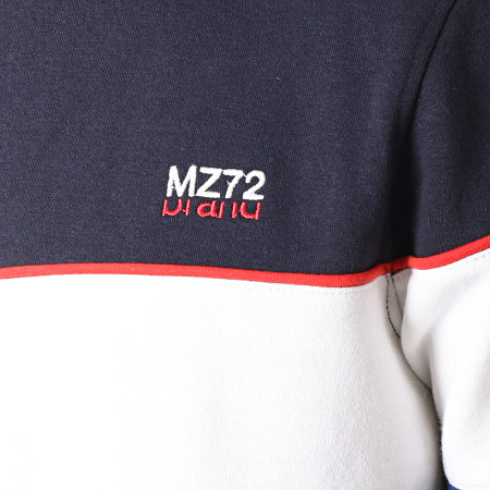 MZ72 - Sweat Crewneck Joy Bleu Marine Blanc 