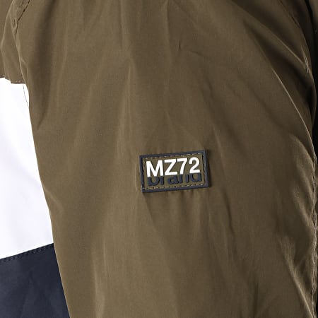 MZ72 - Coupe-Vent Begin Bleu Marine Vert Kaki Blanc