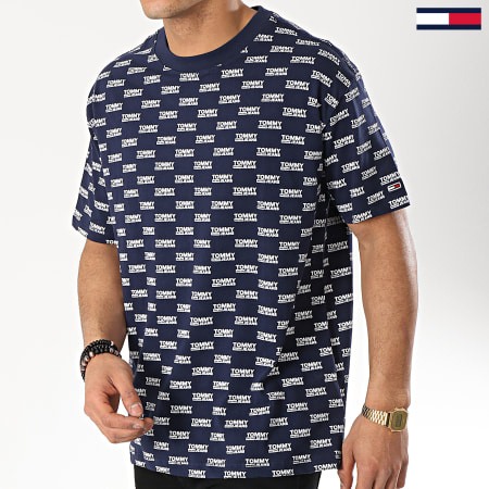 Tommy Hilfiger - Tee Shirt Corporate Logo 6085 Bleu Marine