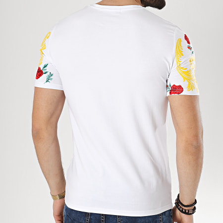 Berry Denim - Tee Shirt JB18072 Blanc Floral
