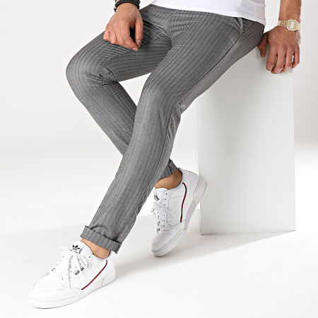 Classic Series - Pantalon M3077 Noir Blanc