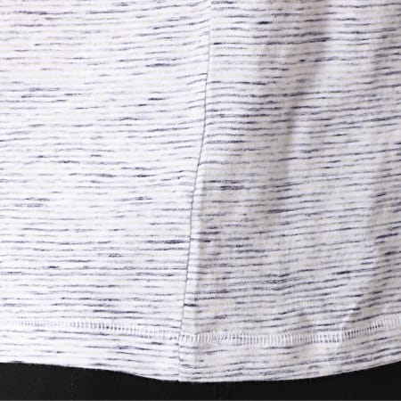 Deeluxe - Tee Shirt Poche S19195 Blanc Chiné