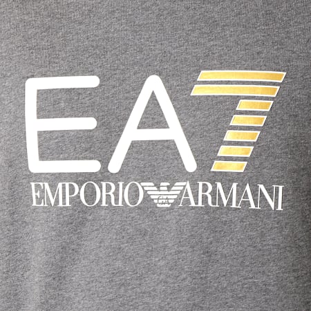 EA7 Emporio Armani - Sweat Crewneck 3GPM13-PJ05Z Gris Chiné Doré