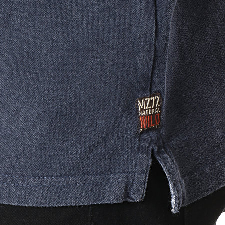 MZ72 - Polo Manches Courtes Pierrot Bleu Marine