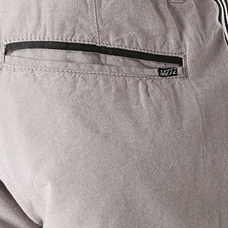 MZ72 - Pantalones cortos chinos a rayas Foxing Gris claro