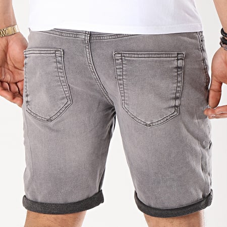 Only And Sons - Short Jean PLY SW Gris