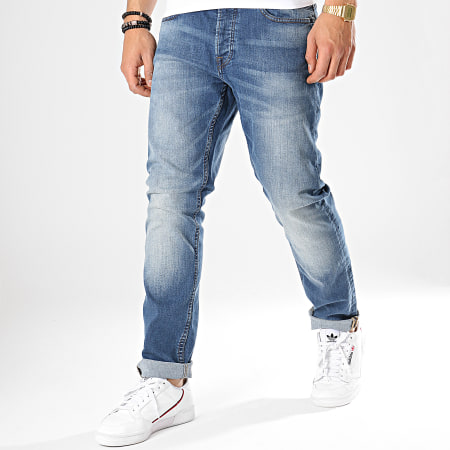 Only And Sons - Jean Slim Weft Washed DCC Bleu Denim