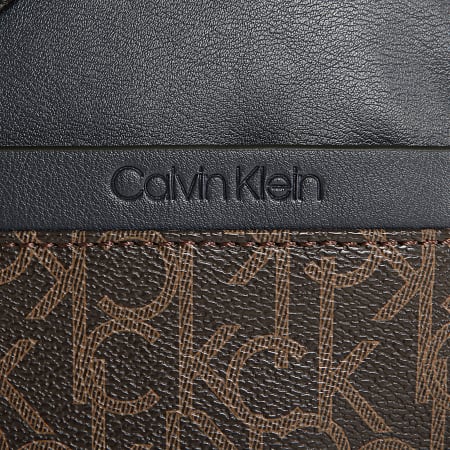 Calvin Klein - Sacoche Mono Mini Reporter 4347 Marron Camel