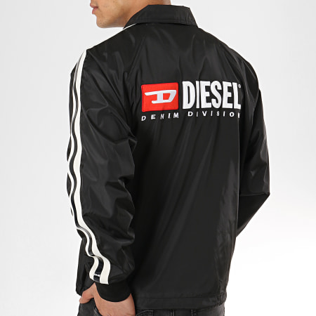 Diesel - Veste Coach Avec Bandes Akito 00SQDB-0LAPH Noir 