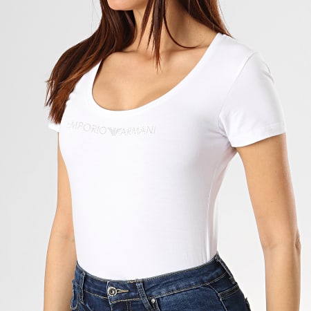 Emporio Armani - Tee Shirt Femme 163377-9P263 Blanc 
