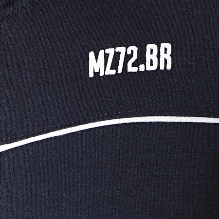 MZ72 - Veste Zippée Jakes Bleu Marine Blanc Rouge