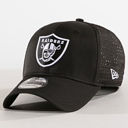 New Era - Casquette Fitted Feather Perfo Oakland Raiders 11871543 Noir