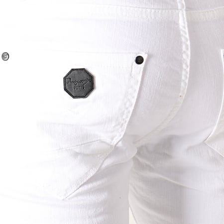 Project X Paris - Short Jean Skinny T19922 Blanc