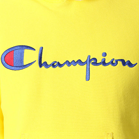 Champion - Sweat Capuche 212574 Jaune